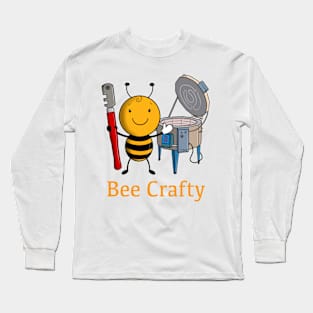 Bee Crafty (Glass) Long Sleeve T-Shirt